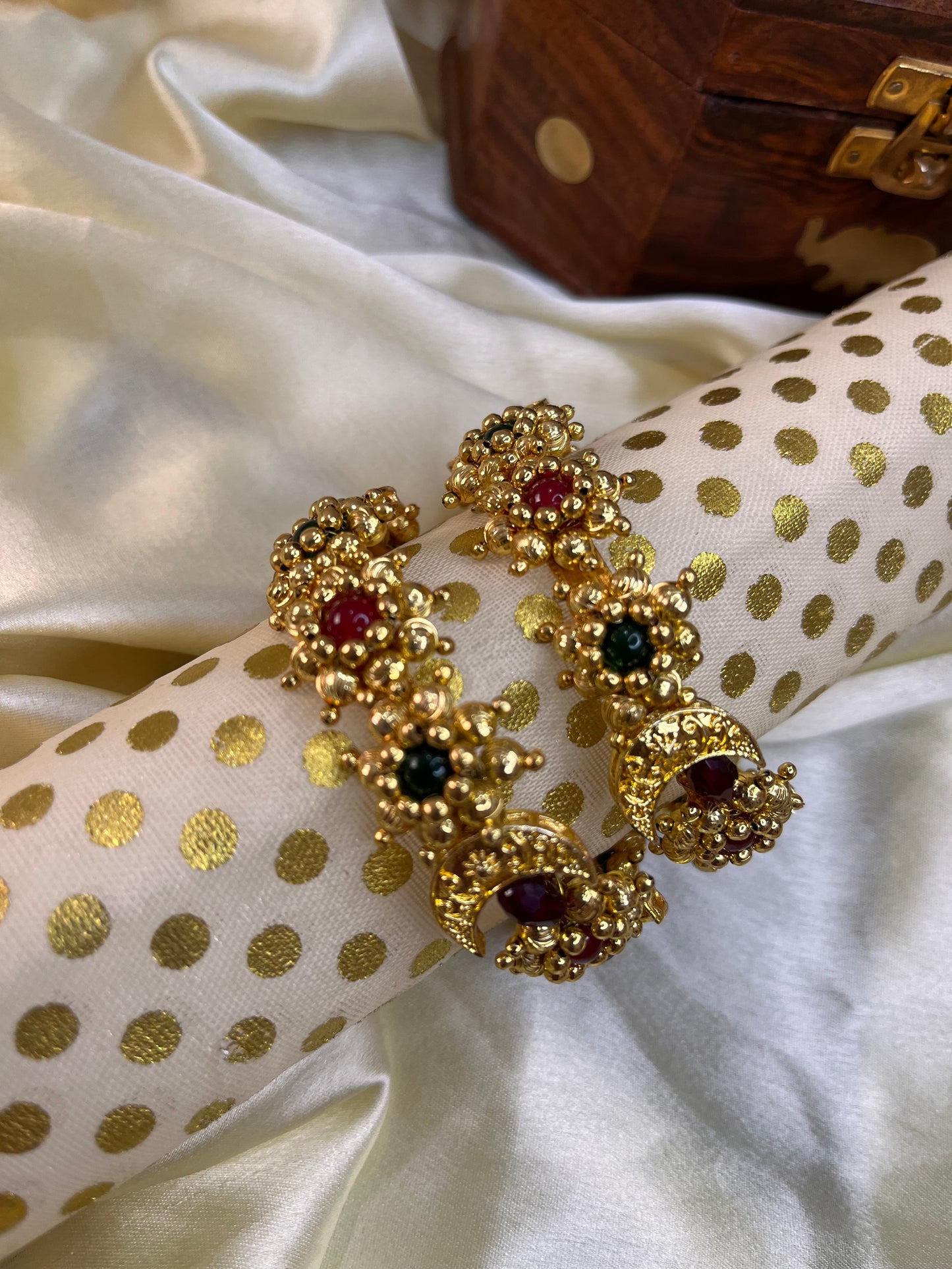 Chandra golden bangles