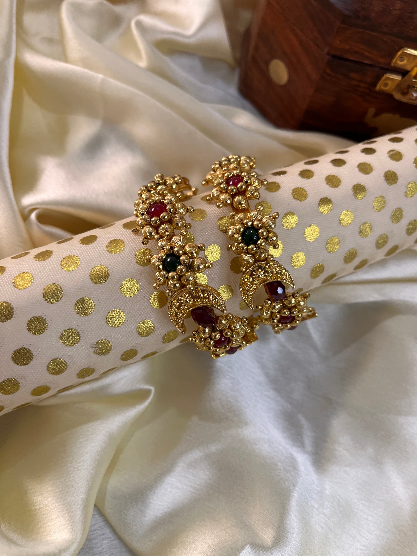 Chandra golden bangles
