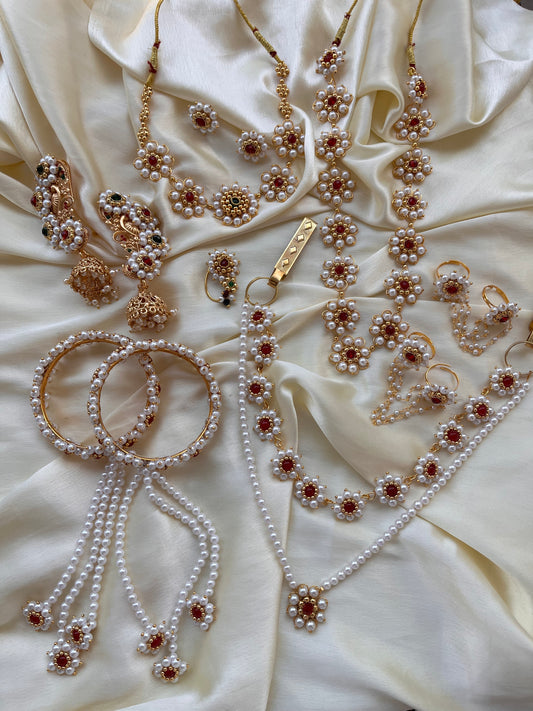 Meera Jewellery combo set