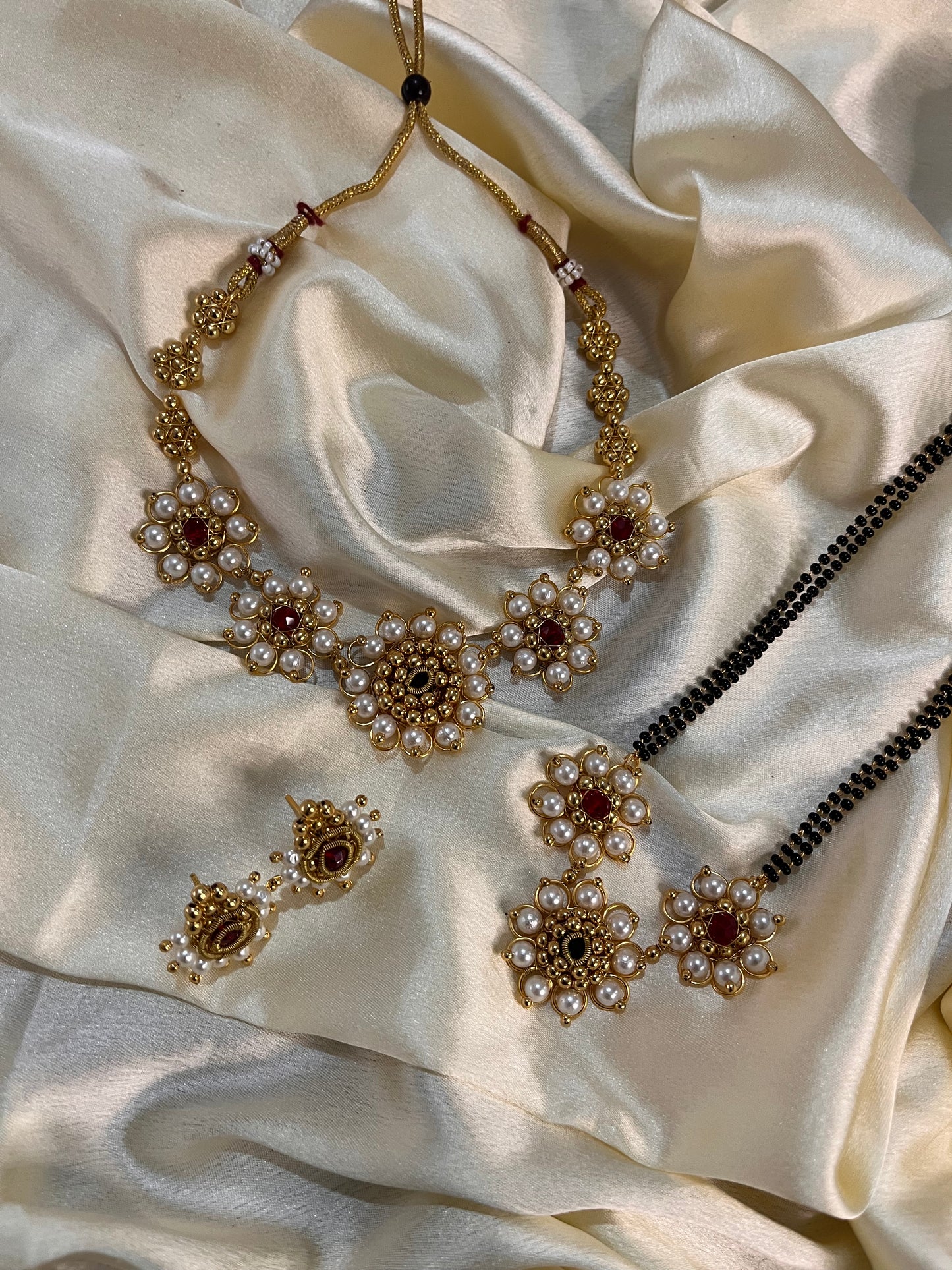 Vrushali’s jewellery combo set